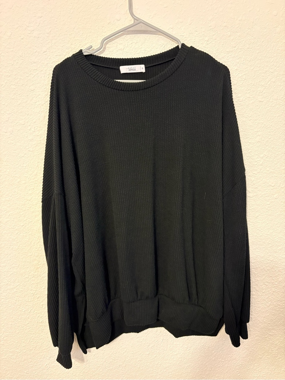 Shop Talulah Ribbed Black Pullover